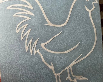 Chicken hen decal