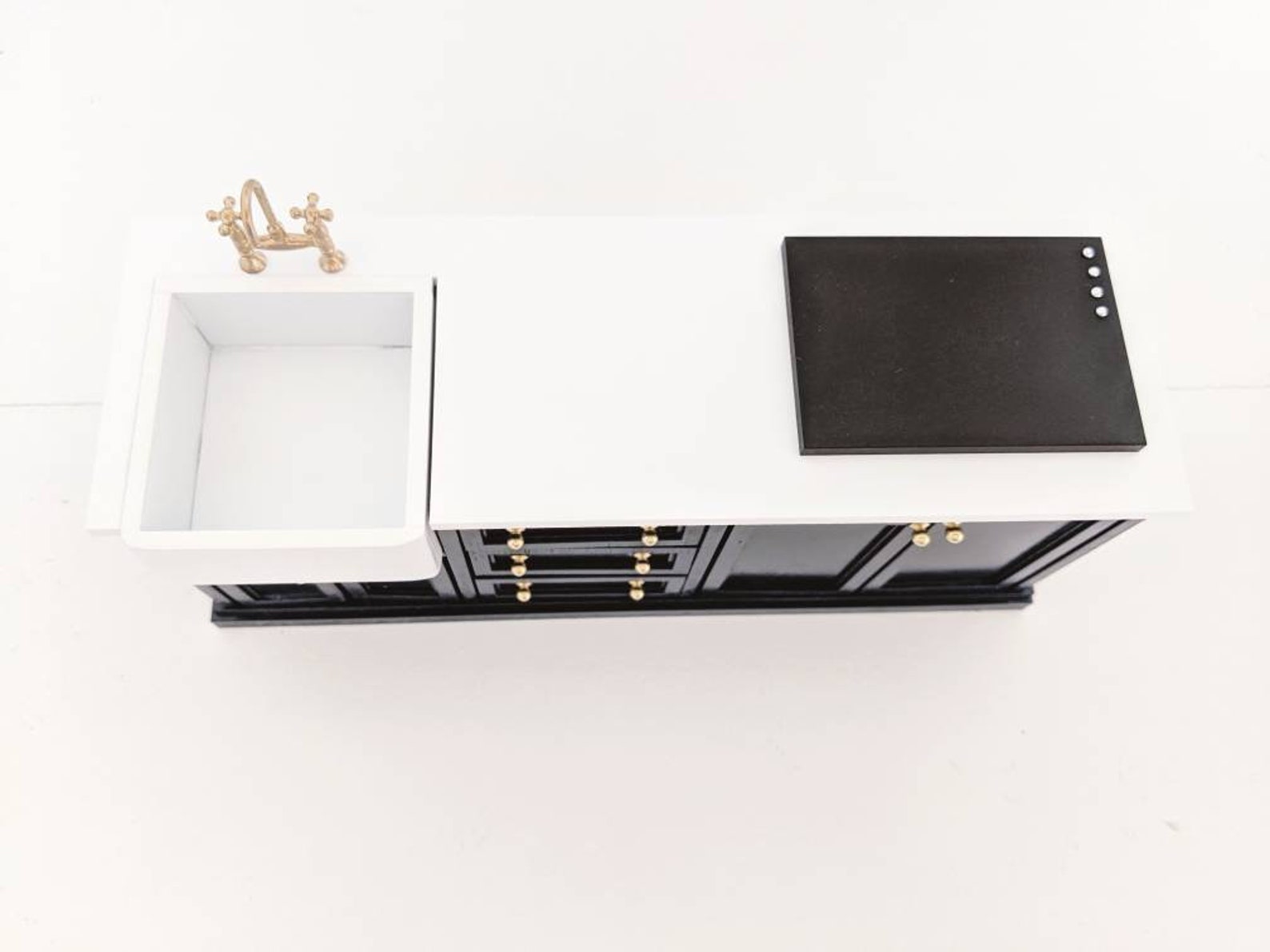 Miniature Kitchen 112 Scale Stand Alone Modern Etsy Australia