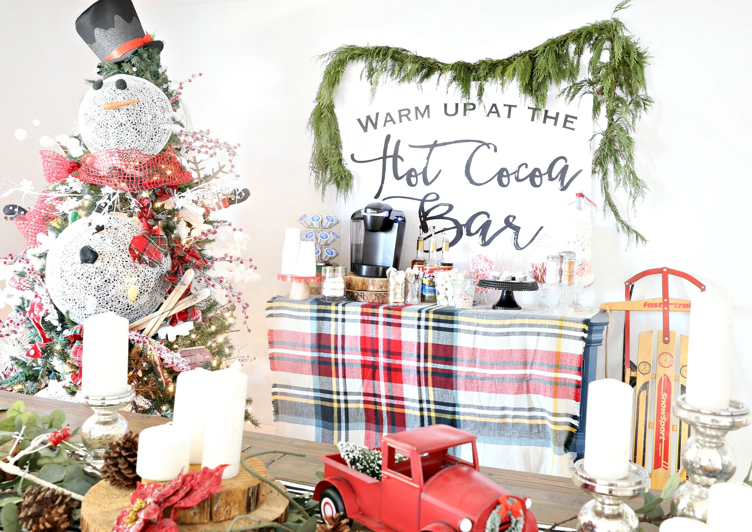 Christmas Printable Oversized Artwork Hot Cocoa Bar - Etsy