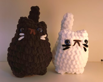 Chubby Crochet Cat | Handcrafted Kitty Plush!