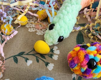 Gummy Worm Crochet Plushie