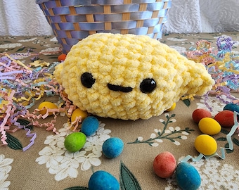 Crochet Lemon Plushie, handmade for when life gives you lemons!