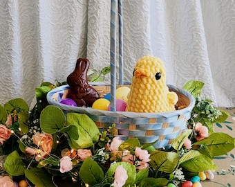 Crochet Baby Duck Plushie – Handmade Amigurumi Nursery Decor