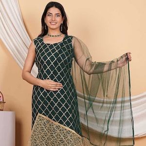 Embroidered Georgette Pakistani Suit