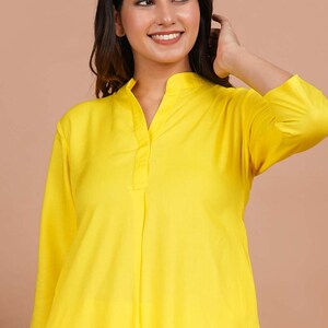 KARAN SHIRT SET - YELLOW main image 1