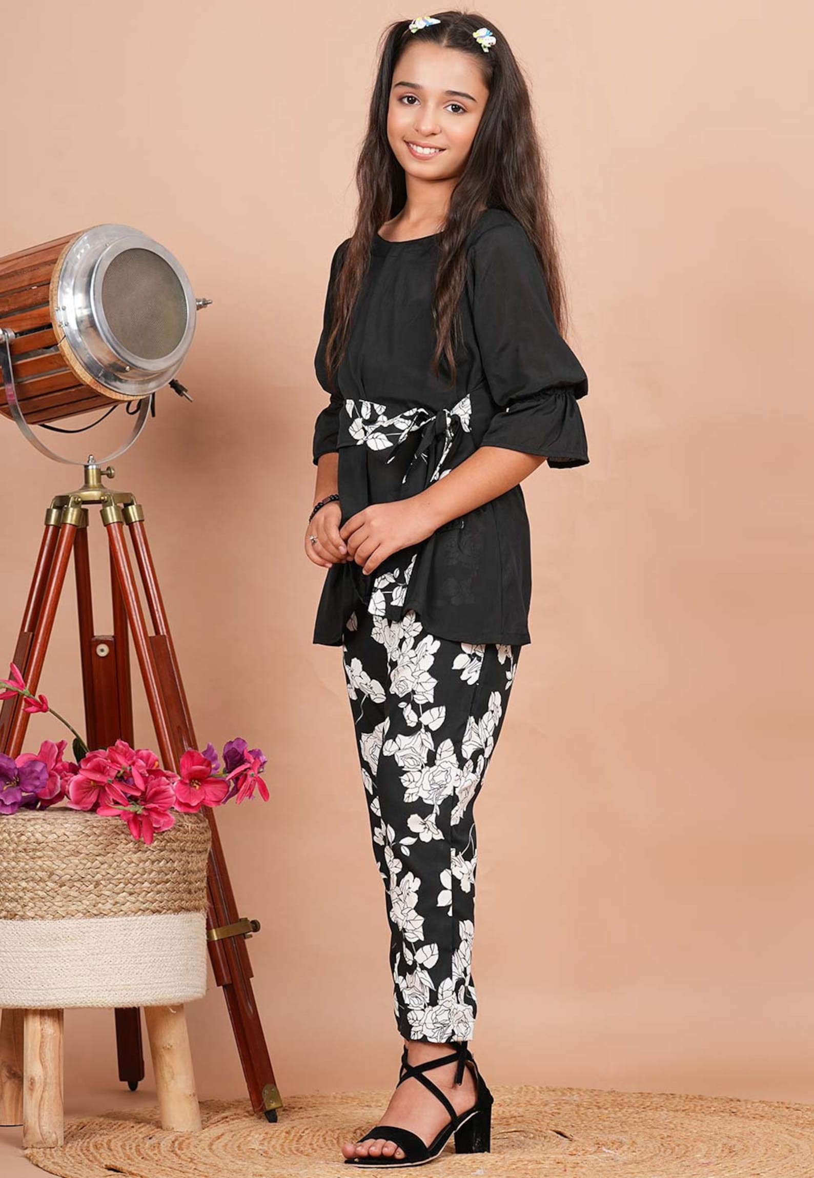 Black Crepe Co-ord Set