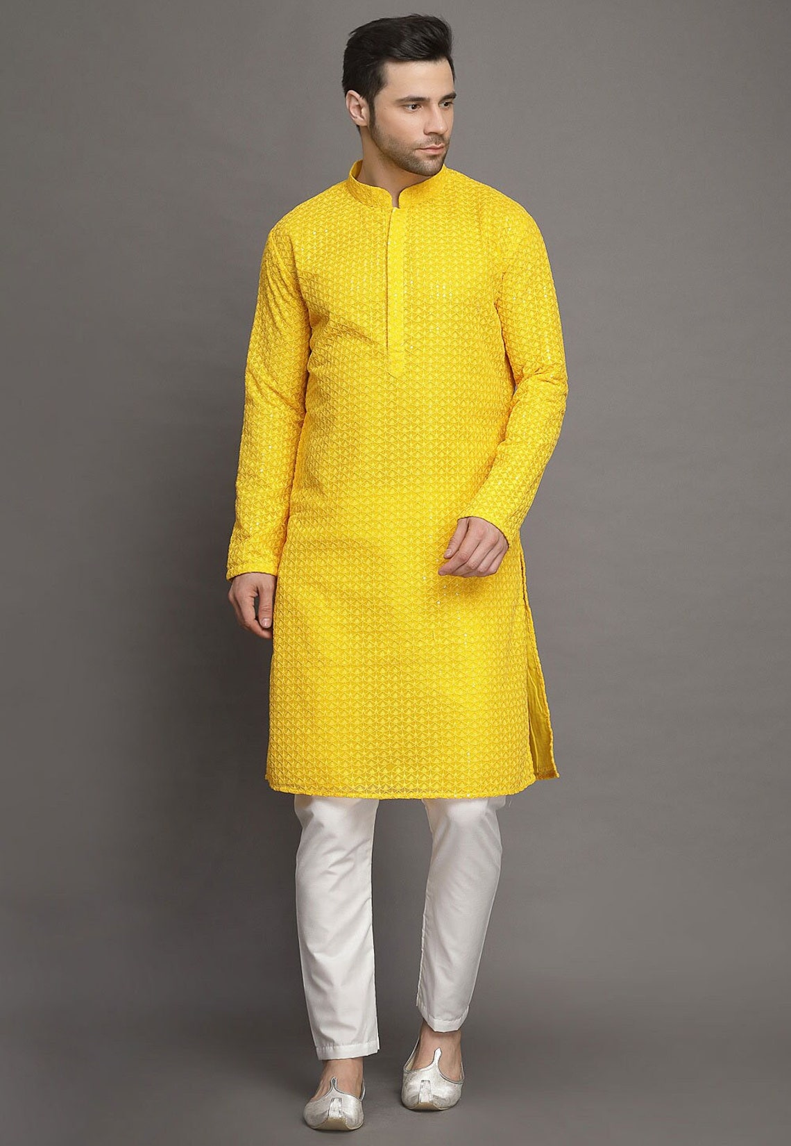 Georgette Kurta Pant Set main image 0