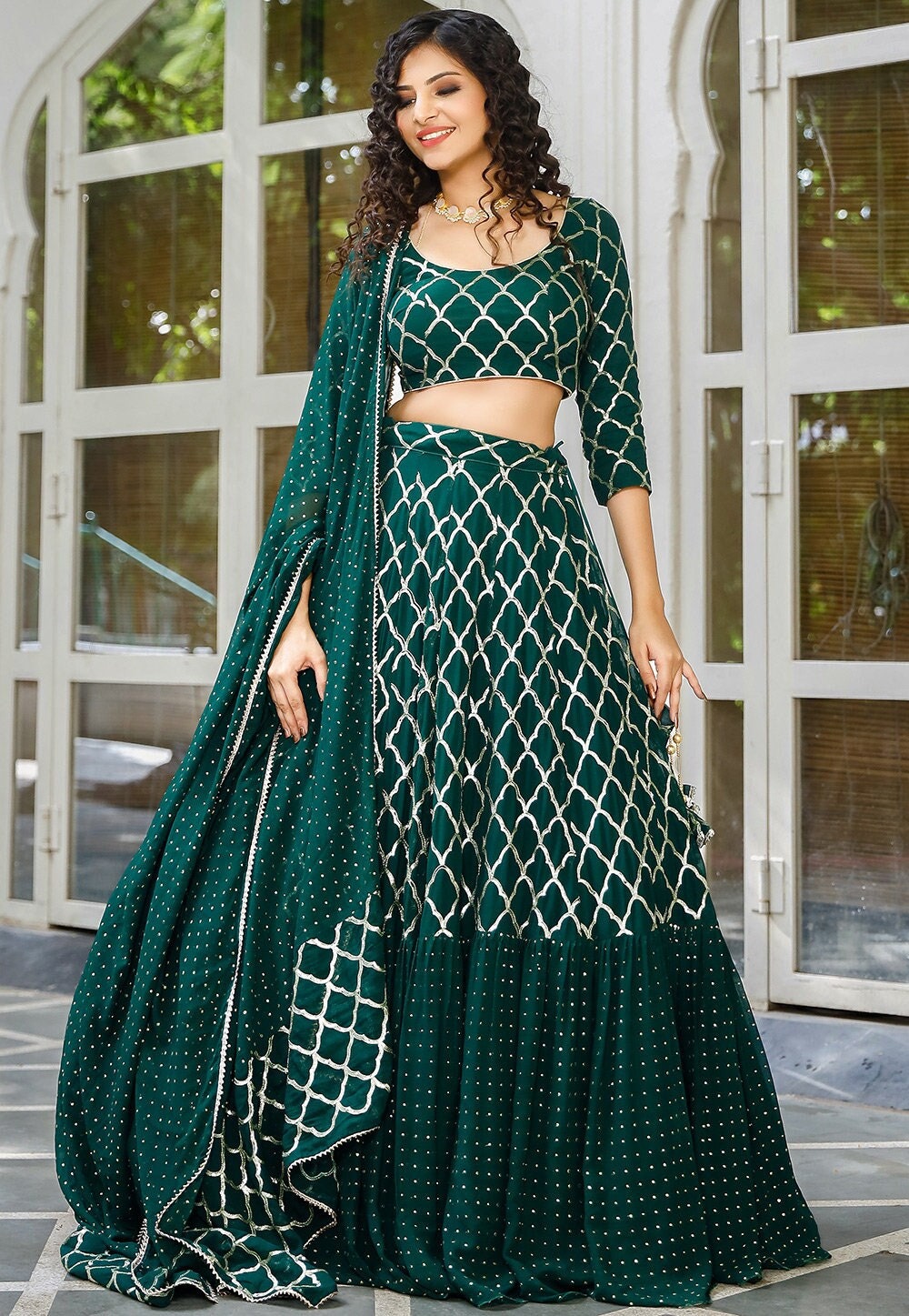 New layered lehenga choli designs sales