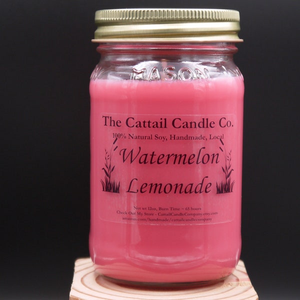 Watermelon Lemonade Scented - Soy Candle Wax