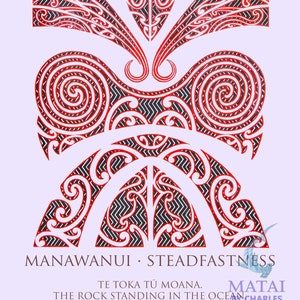 Maori Inspired Wall Art, Maori Proverb, Maori Saying Inspirational, Polynesian Wall Art, Warrior Proverb Wall Art, Digital Download.