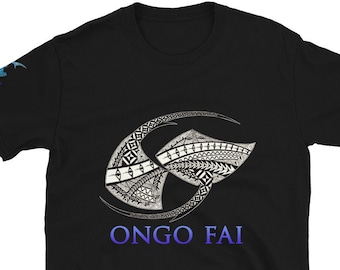 Polynesian Stingray Tee, Stingray T-shirt Design, Tribal Stingray T-shirt, Tribal Stingray T-shirt, Tongan Inspired Stingray T-shirt.