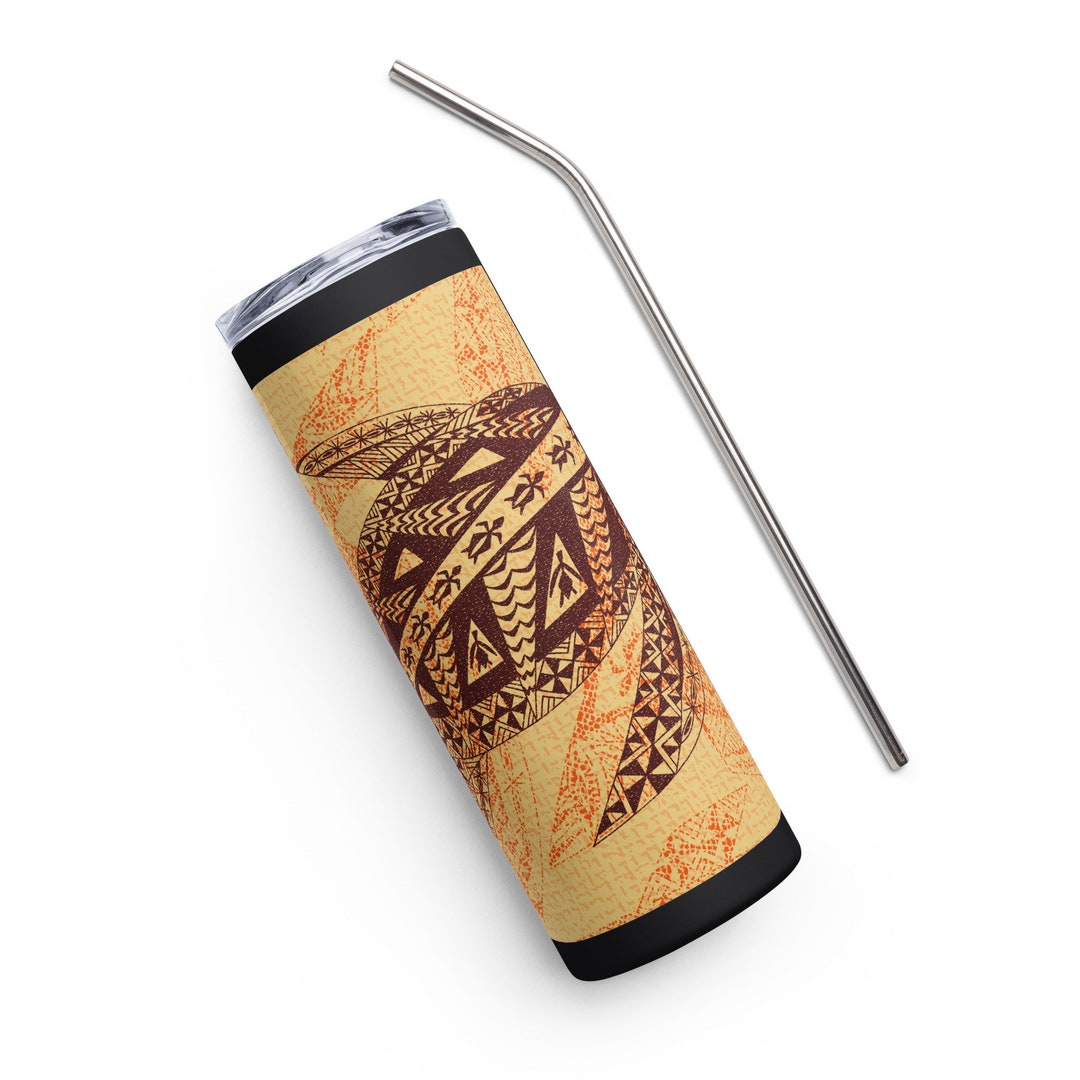 Polynesian Turtle Tumbler, Polynesian Tumbler, Hot and Cold Tumbler