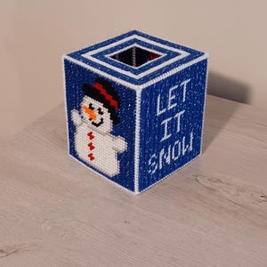 Let It Snow Tissue Box