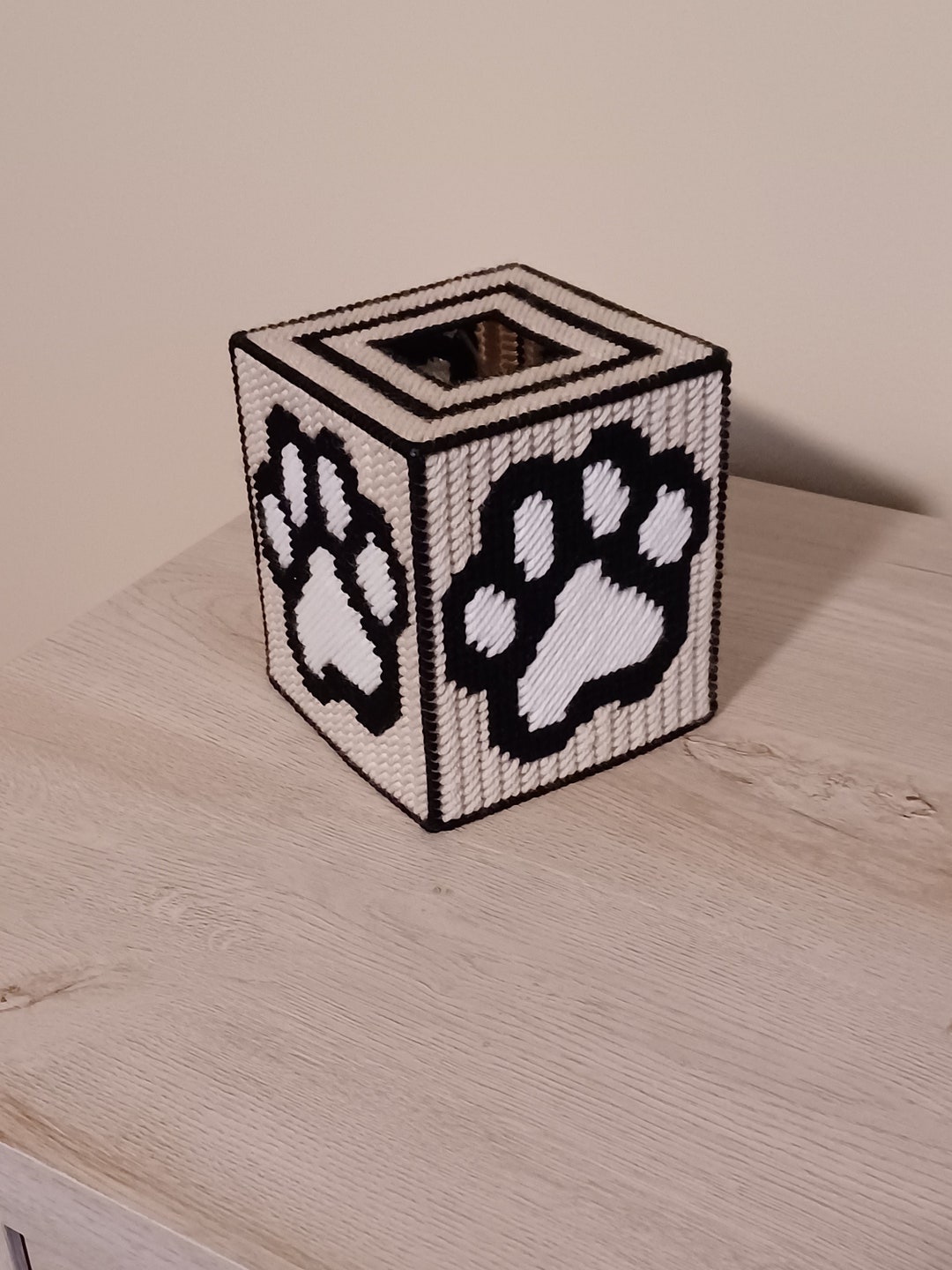 Paw Print Tissue Box - Etsy