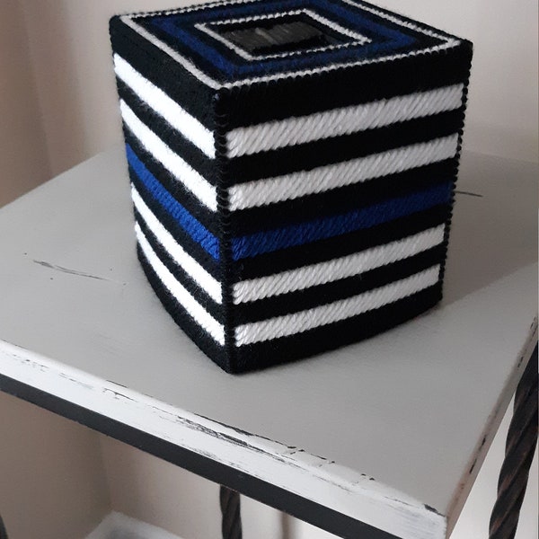 Thin Blue Line tissue box