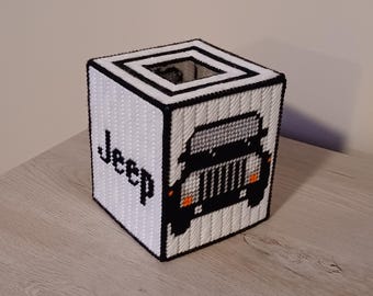 Jeep Tissue Box (Black)