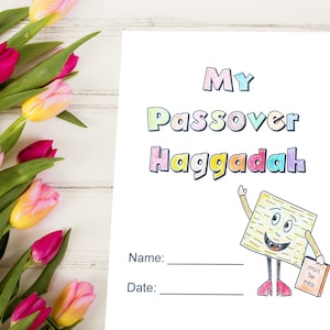Printable Passover Haggadah for Kids, 25 Pages, Instant Download PDF ...