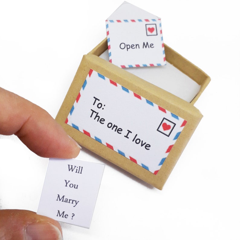 Wedding Proposal Alternative Ring Box Engagement Ring Box Hipster Engagement Proposal Ring Box Will You Marry Me Marry Me Ring Box