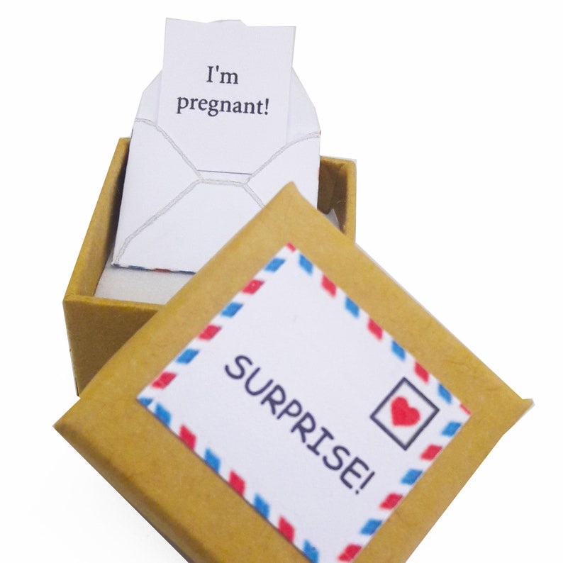 I'm Pregnant Gender Reveal Baby Announcement New Baby - Etsy