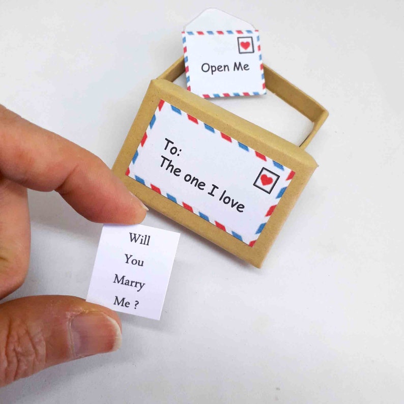 Wedding Proposal Alternative Ring Box Engagement Ring Box Hipster Engagement Proposal Ring Box Will You Marry Me Marry Me Ring Box