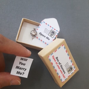 Halloween Verlobungsring Box, Vorschlag Ringbox, Marry Me Ringbox, Hochzeitsvorschlag, Alternative Ringbox, Gothic Hochzeit, Willst du mich heiraten?