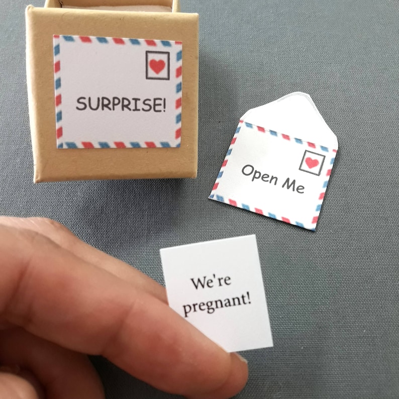 We're pregnant! A surprise card