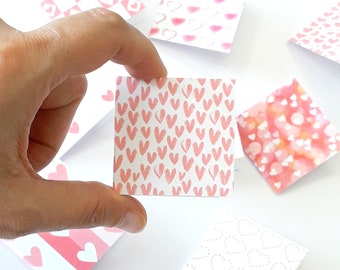 60 Printable Mini Cards, Love Notes For Valentine’s Day, Paper Anniversary, Birthday, Lunch box Notes, Thank You Cards, For Instant Download