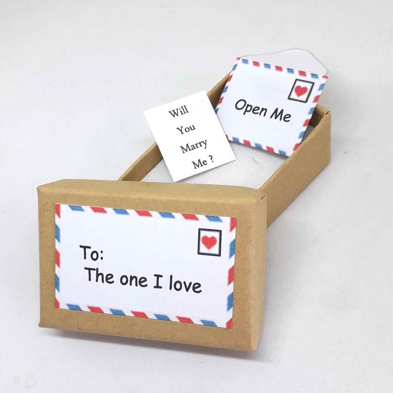 Wedding Proposal Alternative Ring Box Engagement Ring Box Hipster Engagement Proposal Ring Box Will You Marry Me Marry Me Ring Box