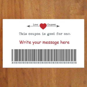 Love Coupons, Blank Love Coupon, Printable Coupons, Last Minute Gift, Diy Valentine, Love Token, Diy blank coupons,Love Gift,Valentines Gift