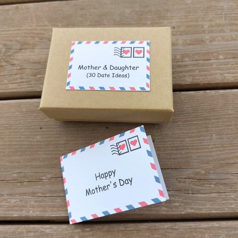 Mother Daughter Date Cards 30 Date Cards Mother's Day - Etsy