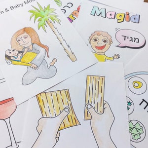 Printable Passover Haggadah for Kids 25 Pages Instant Download PDF