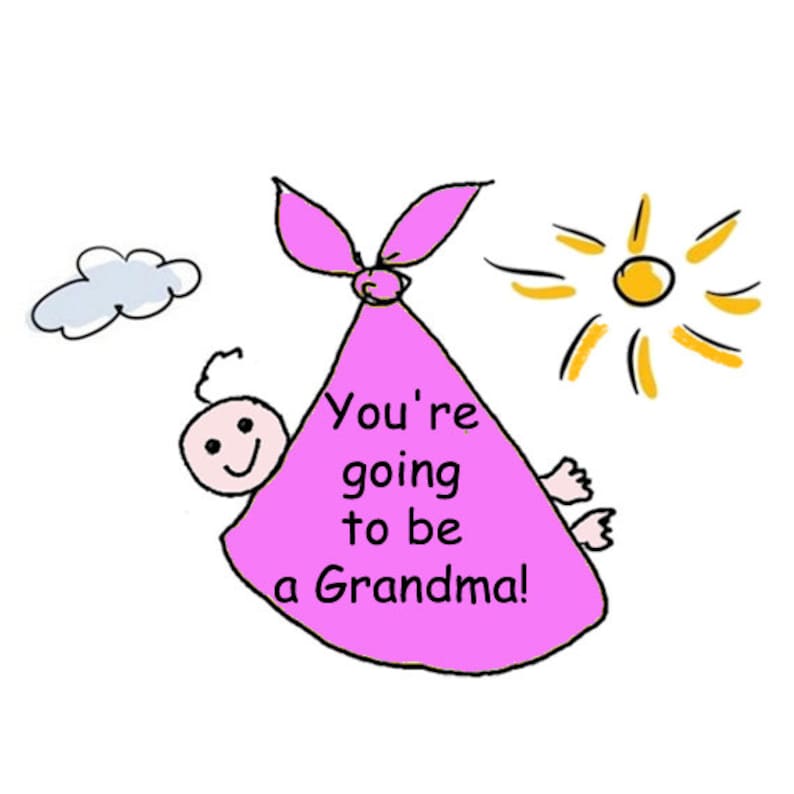 Going to Be Grandma Card Nana New Grandparents New Etsy