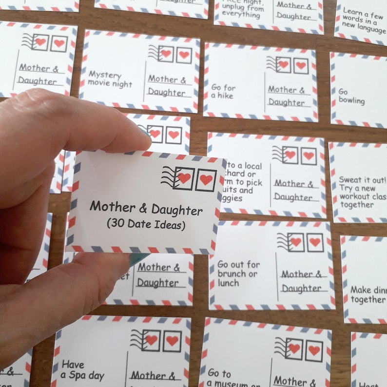 Last-minute gift!
Printable and editable mother-daughter date ideas.