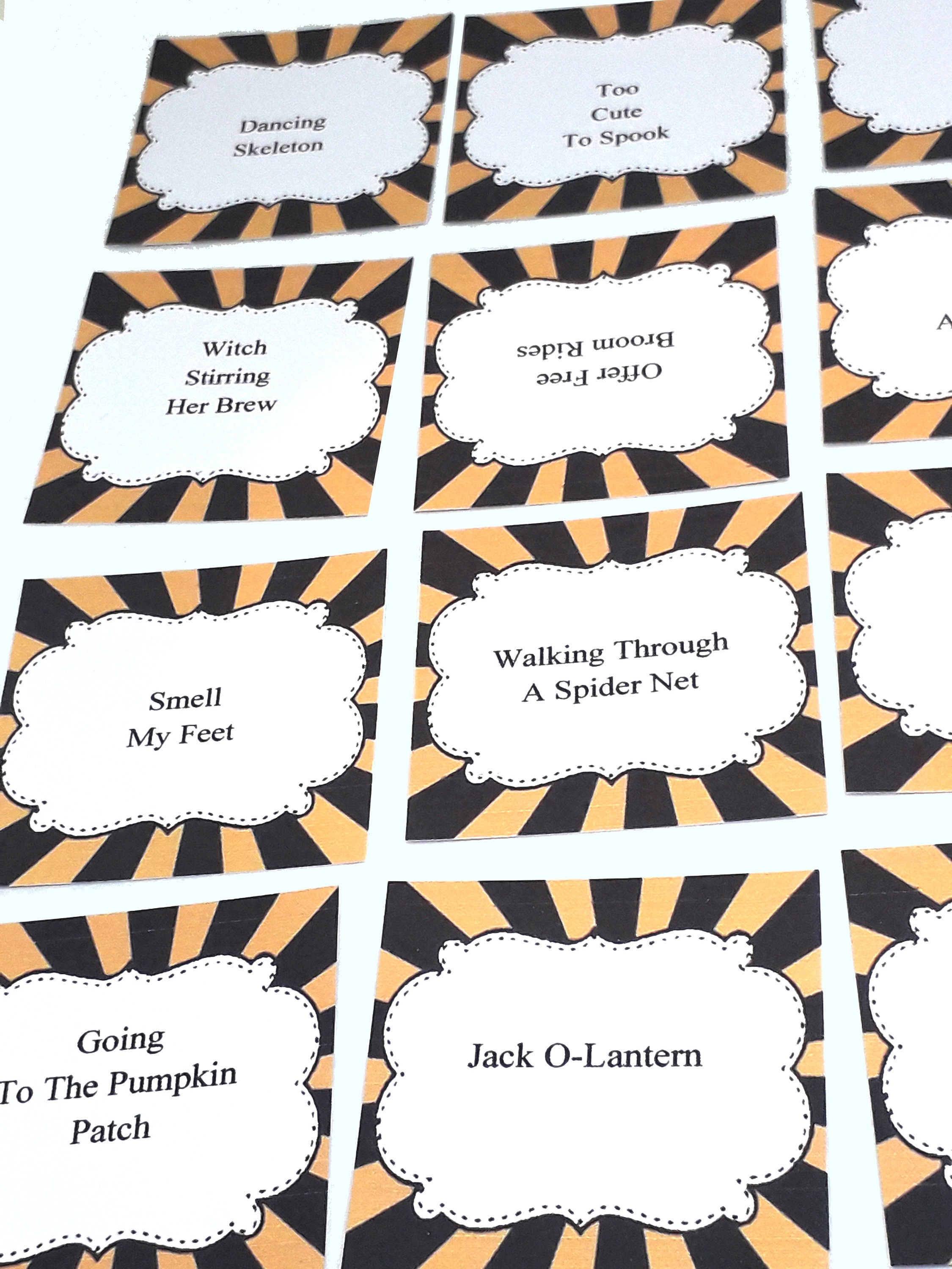 halloween-charades-48-cards-printable-editable-instant-etsy-de