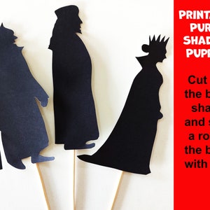 Printable Purim Shadow Puppets, Instant Download, Purim Download, Shadowtheater, Purim Gift for ...