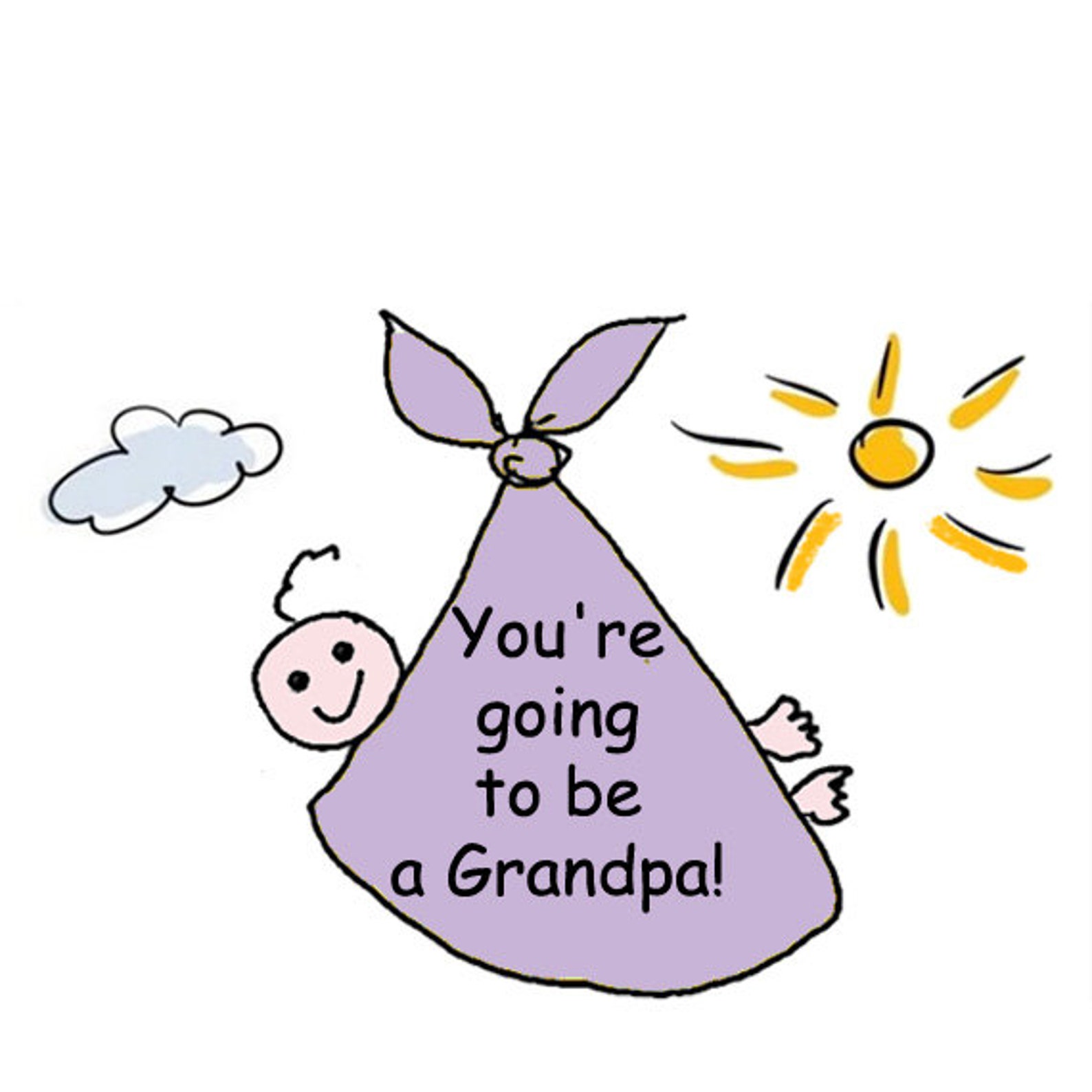 Grandpa Announcement New Grandpa Card grandadnew Baby Soon - Etsy Israel