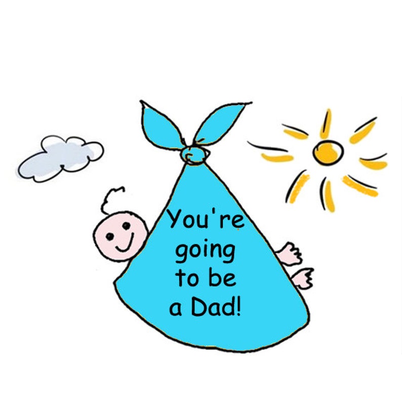 New Dad Pregnancy Announcement Surprise Gift Dad to Etsy