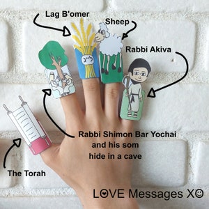 Printable Lag B'omer Finger Puppets, Instant Download, Lag B'omer ...