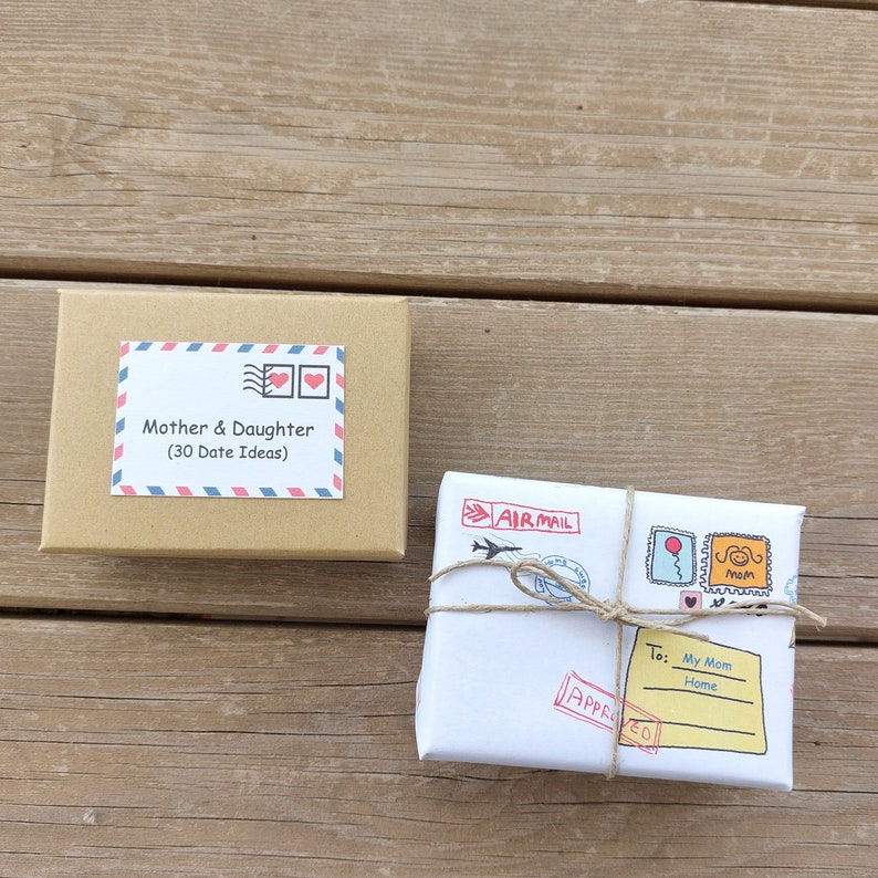 Mother Daughter Date Cards 30 Date Cards Mother's Day - Etsy