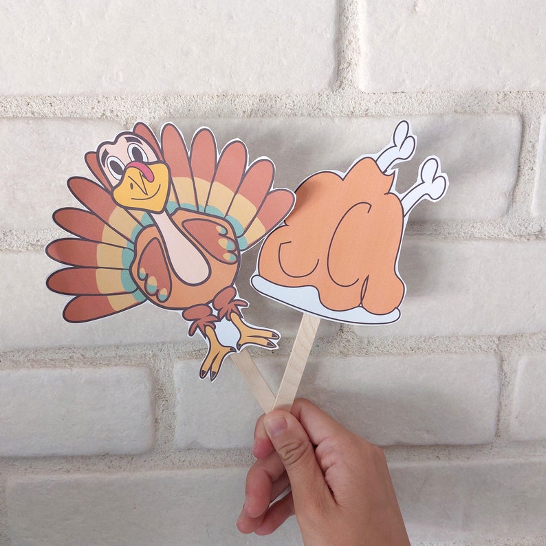 Printable Thanksgiving Puppets Instant Download Thanksgiving - Etsy