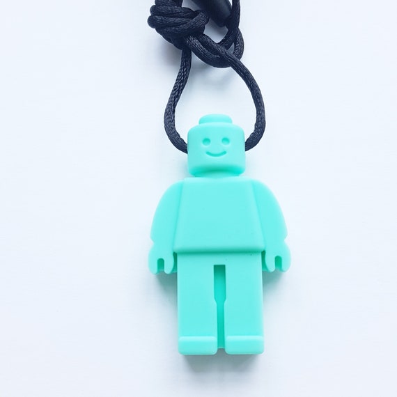 lego man chew necklace