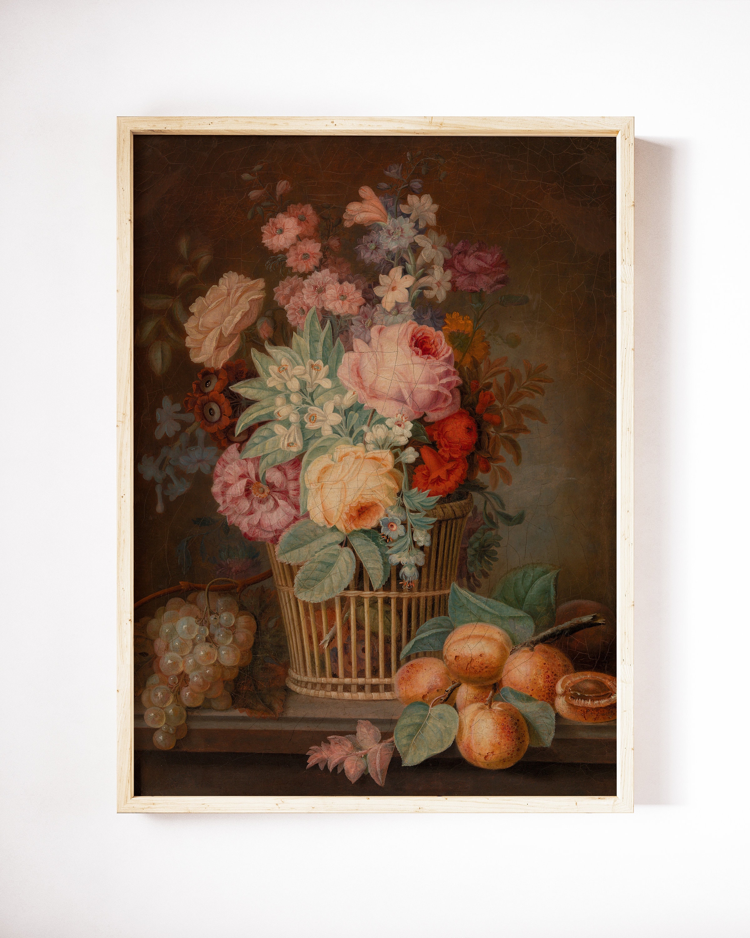 Vintage Still Life Wall Art Printable Botanical Print | Etsy