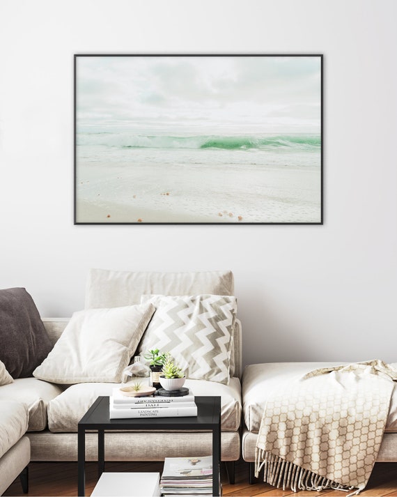 Large Ocean Art Printable Large Coastal Wall Art Large Ocean Etsy