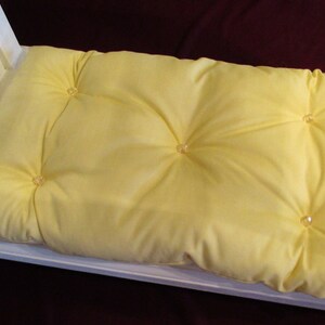 Colchón para cama de muñecas para cualquier cama de muñecas de 18 Amarillo