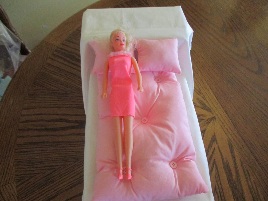 Barbie Doll Bed Double Mattress and Pillow Set Etsy