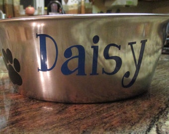 Personalized Pet Dish