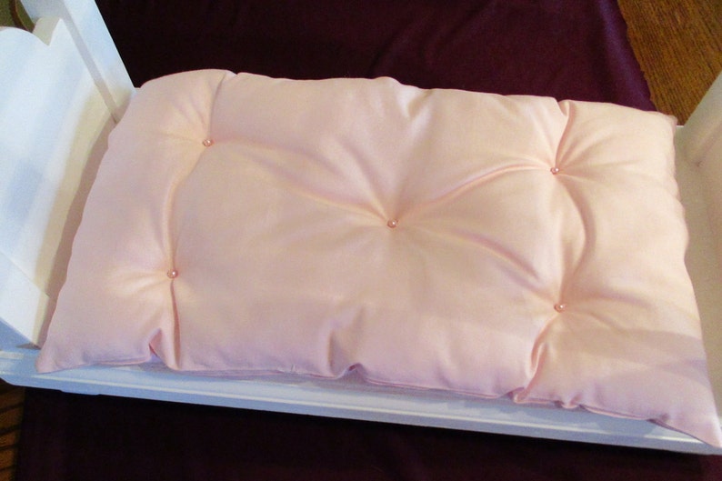 Colchón para cama de muñecas para cualquier cama de muñecas de 18 Rosa