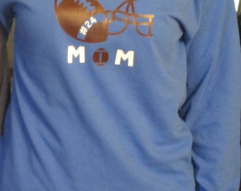Personalized Football or Sports MOM Shirt