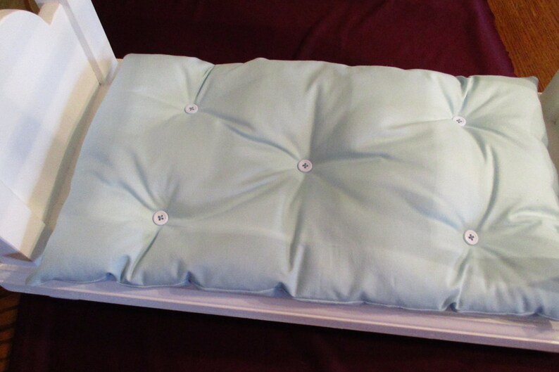 Colchón para cama de muñecas para cualquier cama de muñecas de 18 Azul