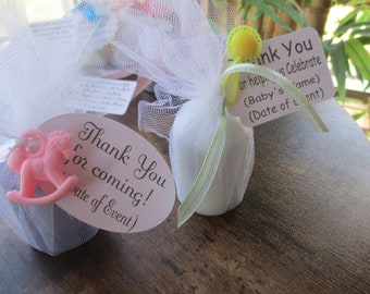 Personalized Baby Shower Candle Favors Baby Shower Favors